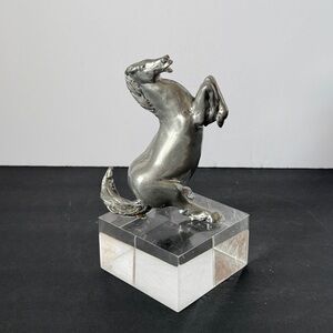 Limited Edition Castor & Cooper Pewter Horse Sculpture #15/1000 – MCM Brutalist
